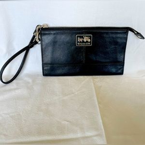 Coach Leather Wristlet